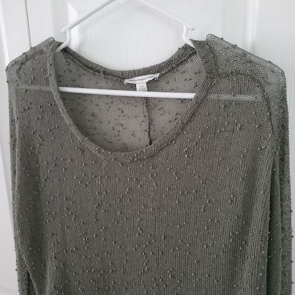 American Eagle Lightweight Sweater Olive Green Size Large - Picture 5 of 8